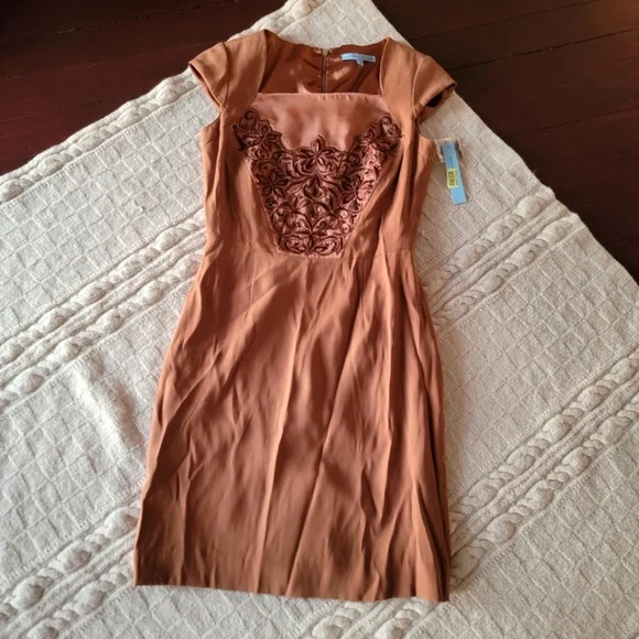 antonio melani embroidered dress Antonio Melani Long Sleeve Dress Size 0 main image 1